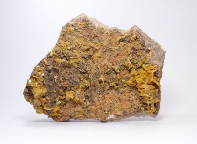 Wulfenit, dolomit - Mibladen, Midelt, Maroko